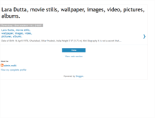 Tablet Screenshot of lara-dutta-com.blogspot.com