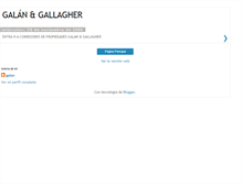 Tablet Screenshot of galangallagher.blogspot.com