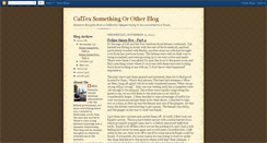 Desktop Screenshot of caltexsomethingorotherblog.blogspot.com