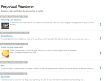 Tablet Screenshot of perpetualwonder.blogspot.com