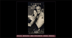 Desktop Screenshot of amour-et-memoire.blogspot.com