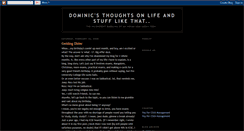 Desktop Screenshot of dominicisgreat.blogspot.com