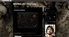 Desktop Screenshot of necrolustfest.blogspot.com