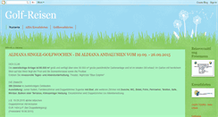 Desktop Screenshot of golf-reisen.blogspot.com