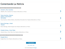Tablet Screenshot of comentandolanoticiaec.blogspot.com