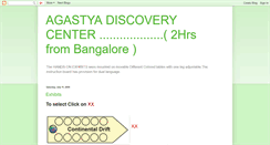 Desktop Screenshot of agastyasciencecentre.blogspot.com