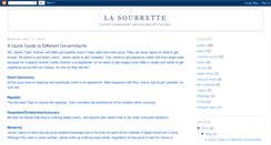 Desktop Screenshot of lasoubrette.blogspot.com