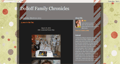 Desktop Screenshot of dollofffamilychronicles.blogspot.com