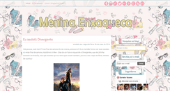 Desktop Screenshot of meninaenxaqueca.blogspot.com