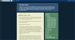 Desktop Screenshot of chirhopress.blogspot.com