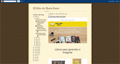 Desktop Screenshot of mariaesterarenillas.blogspot.com