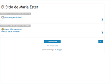 Tablet Screenshot of mariaesterarenillas.blogspot.com