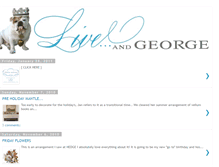 Tablet Screenshot of liveandgeorge.blogspot.com