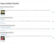 Tablet Screenshot of ganzeinfachfamilie.blogspot.com