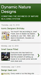 Mobile Screenshot of dynamicnaturedesigns.blogspot.com