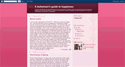 Desktop Screenshot of abohemiansguide.blogspot.com