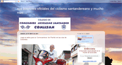 Desktop Screenshot of colegiodeciclismocomlisan.blogspot.com