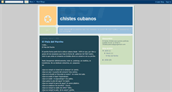 Desktop Screenshot of chistescubanos.blogspot.com