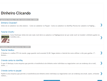 Tablet Screenshot of dinheiroclicandoo.blogspot.com