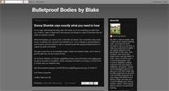 Desktop Screenshot of bulletproofbodiesbyblake.blogspot.com