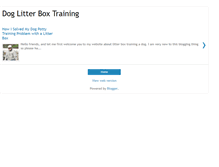 Tablet Screenshot of dog-litter-box-training.blogspot.com