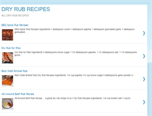 Tablet Screenshot of dryrubrecipes.blogspot.com