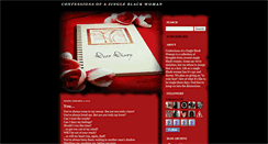 Desktop Screenshot of confessionofasingleblackwoman.blogspot.com