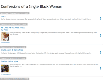 Tablet Screenshot of confessionofasingleblackwoman.blogspot.com