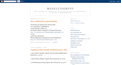 Desktop Screenshot of medeltidsmynt.blogspot.com