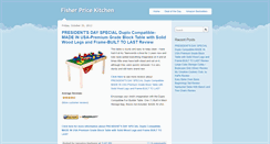 Desktop Screenshot of fisherpricekitchen.blogspot.com
