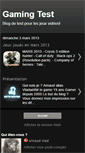 Mobile Screenshot of gamingtester.blogspot.com