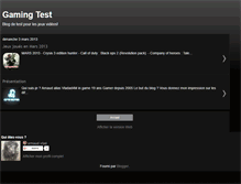 Tablet Screenshot of gamingtester.blogspot.com