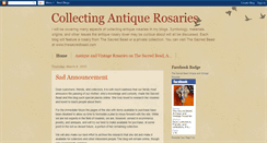 Desktop Screenshot of antiquerosary.blogspot.com