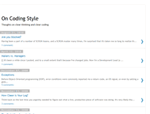 Tablet Screenshot of oncodingstyle.blogspot.com