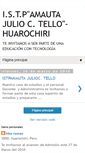 Mobile Screenshot of istpamautajulioctello-huarochiri.blogspot.com