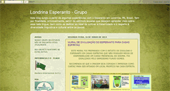 Desktop Screenshot of londrinaesperantogrupo.blogspot.com