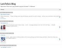Tablet Screenshot of lain7ella.blogspot.com