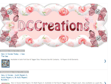 Tablet Screenshot of dccreationsdesigns.blogspot.com