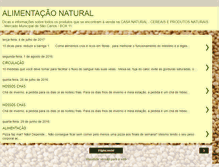 Tablet Screenshot of casanaturalista.blogspot.com