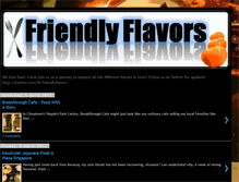 Tablet Screenshot of friendly-flavors.blogspot.com