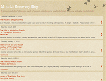 Tablet Screenshot of mikelrecovery.blogspot.com
