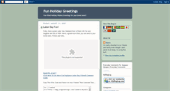 Desktop Screenshot of funholidaygreetings.blogspot.com