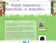 Tablet Screenshot of butterfieldsandbutterflies.blogspot.com