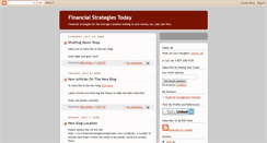 Desktop Screenshot of financialstrategiestoday.blogspot.com