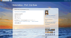 Desktop Screenshot of profcrisbuss.blogspot.com