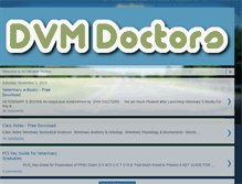 Tablet Screenshot of dvmdoctors.blogspot.com