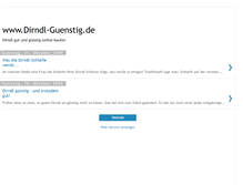 Tablet Screenshot of dirndl-guenstig.blogspot.com