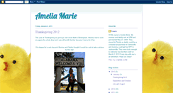 Desktop Screenshot of ameliamarie2011.blogspot.com