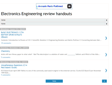 Tablet Screenshot of ecehandouts.blogspot.com