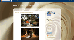 Desktop Screenshot of bertolibridal.blogspot.com